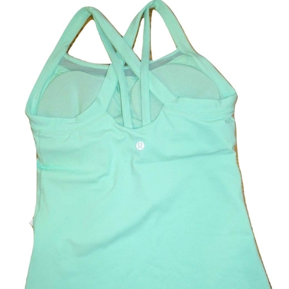 Lululemon green tank top Sz 6 - Picture 6 of 8